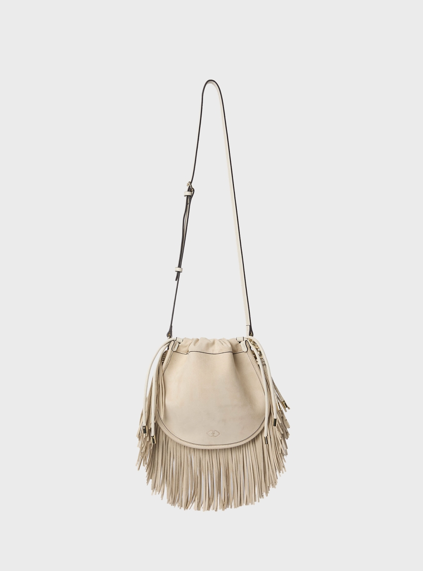 Motivi Fringed crossbody bag - Beige