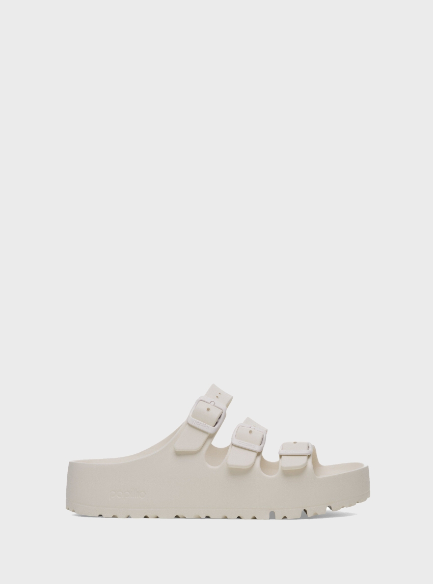 X Papillio Florida Flex Platform Narrow Fit Sandals - Ecru