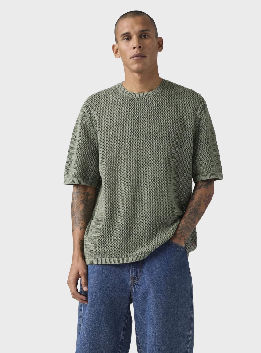 Levi's Stinson Knit Sweater Shirt - Olive 