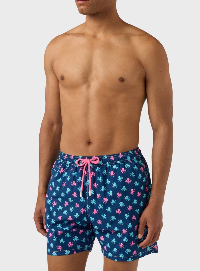 MC2 Saint Barth Lighting Micro Stretch Swimshorts - Blue
