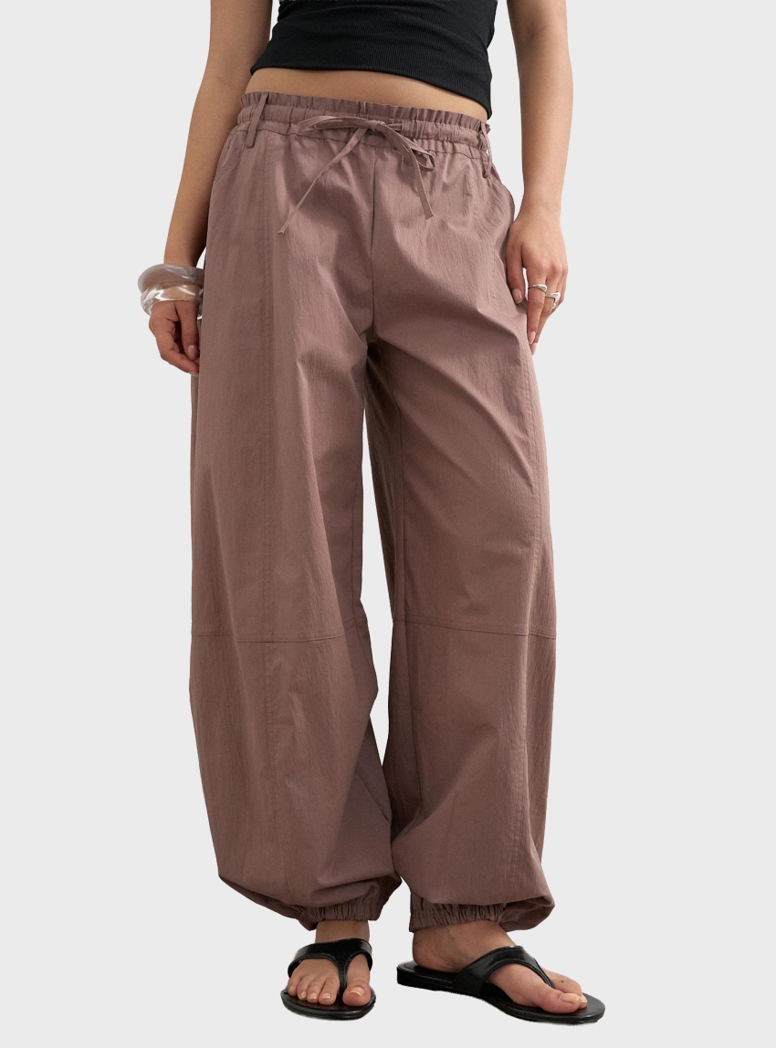 Topshop Sigga Trousers - Brown