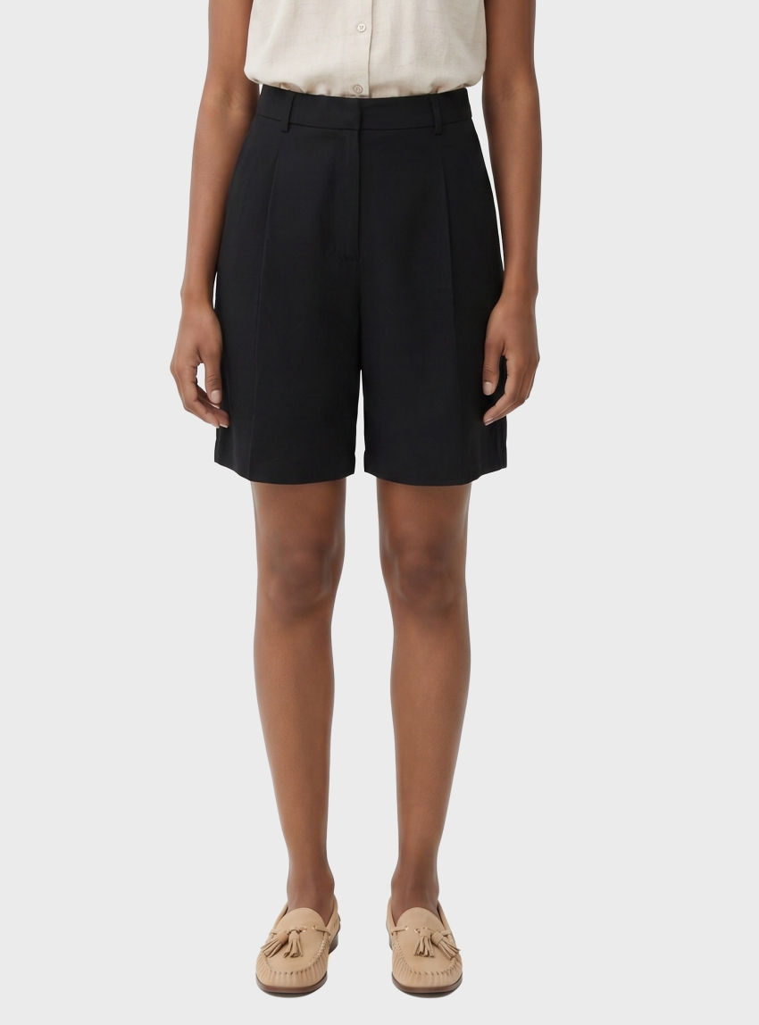 Jdy Cille High Waist Shorts - Black