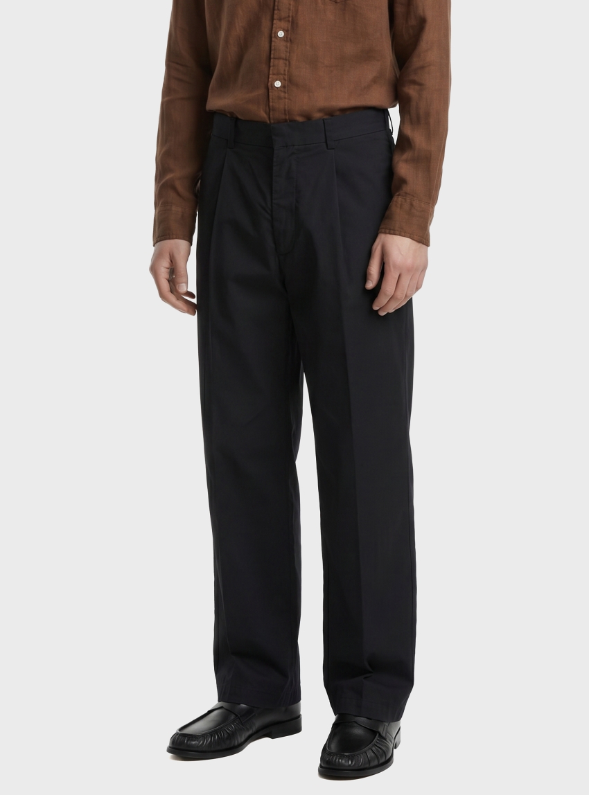 Jack & Jones Bill Roe Pleated Chino - Black