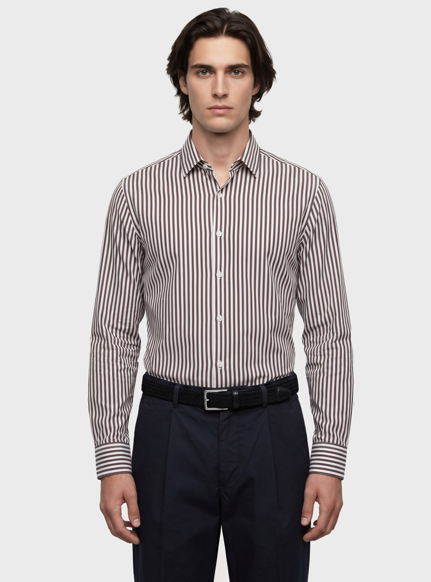 Gianni Lupo Shirt - Brown