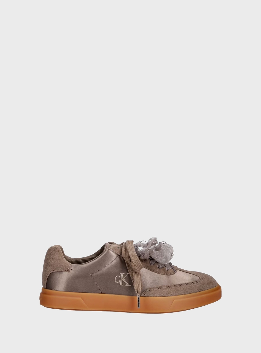 Calvin Klein Lwo Cupsolw Saton Mix Sneakers - Taupe