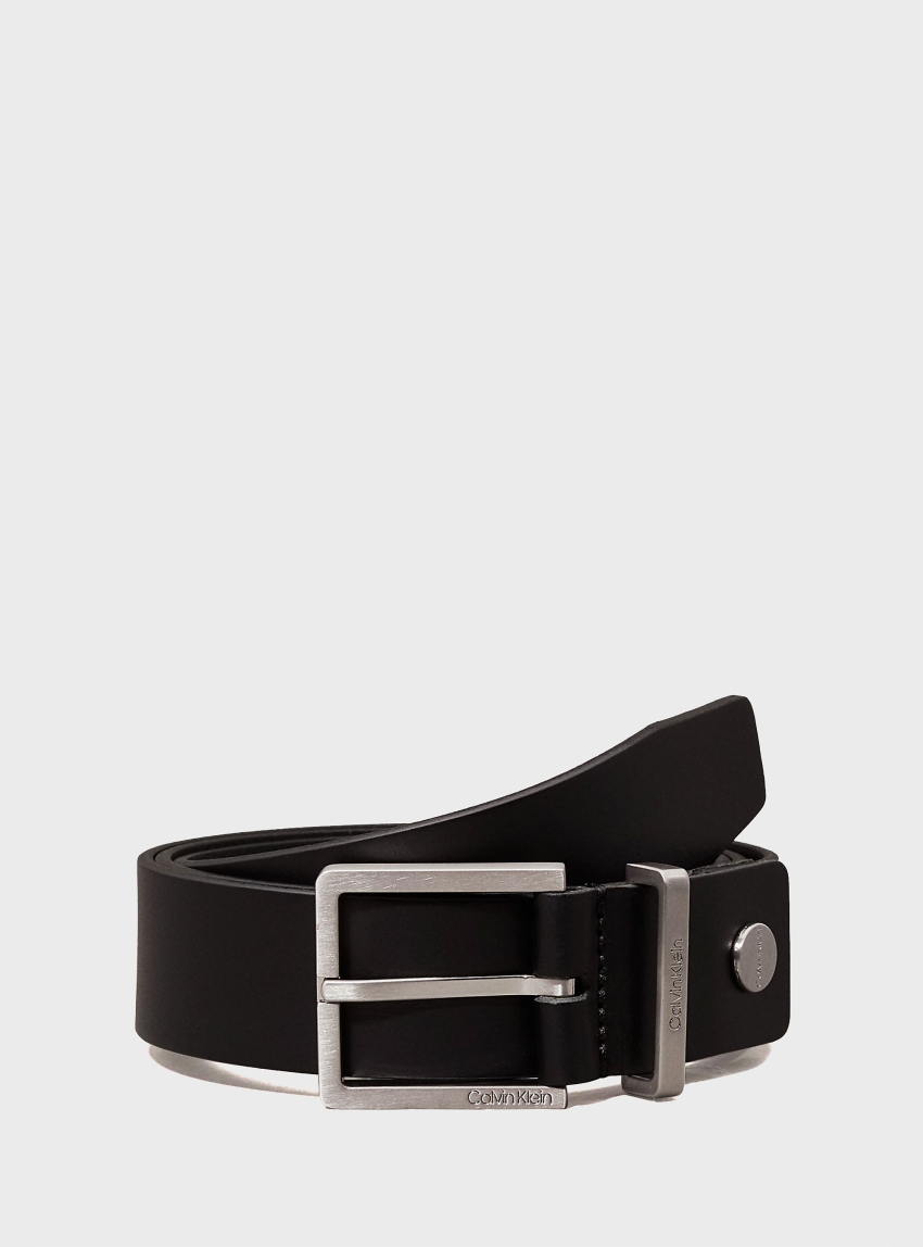 Calvin Klein Leather Belt - Black