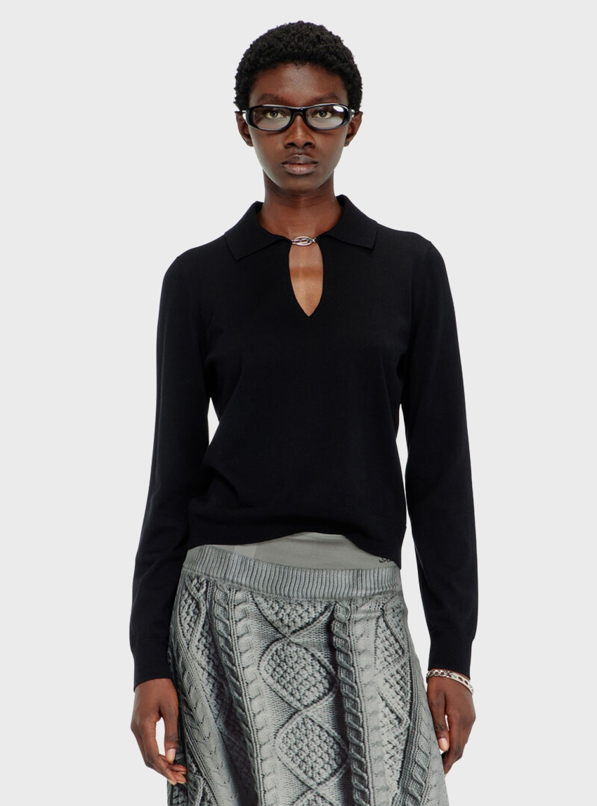 Diesel M-Lilli Top - Black & White
