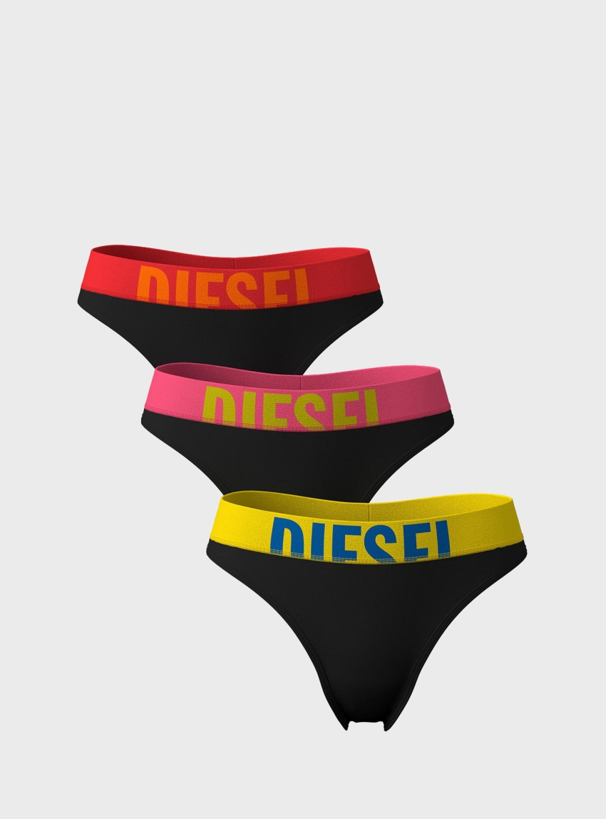 Diesel Fannie-D-Pop 3-Pack Underpants - Black