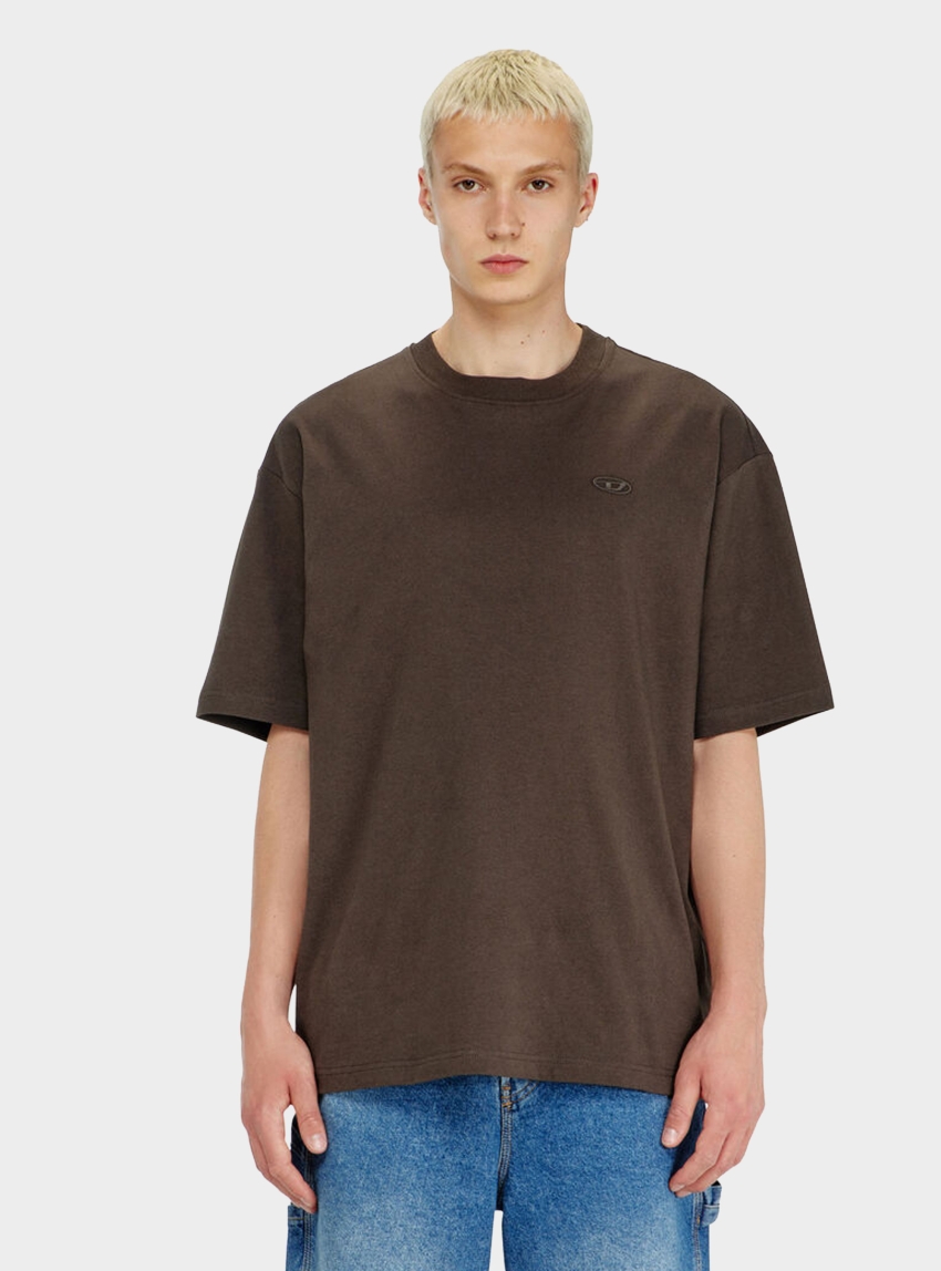 Diesel T-Boggy-Megoval-D T-Shirt - Brown