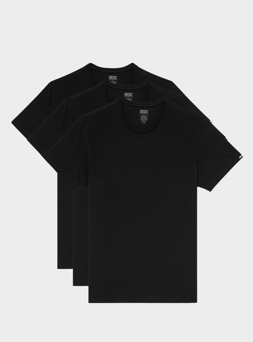 Diesel Randal-D-Core Set Of 3 Cotton T-Shirts - Black