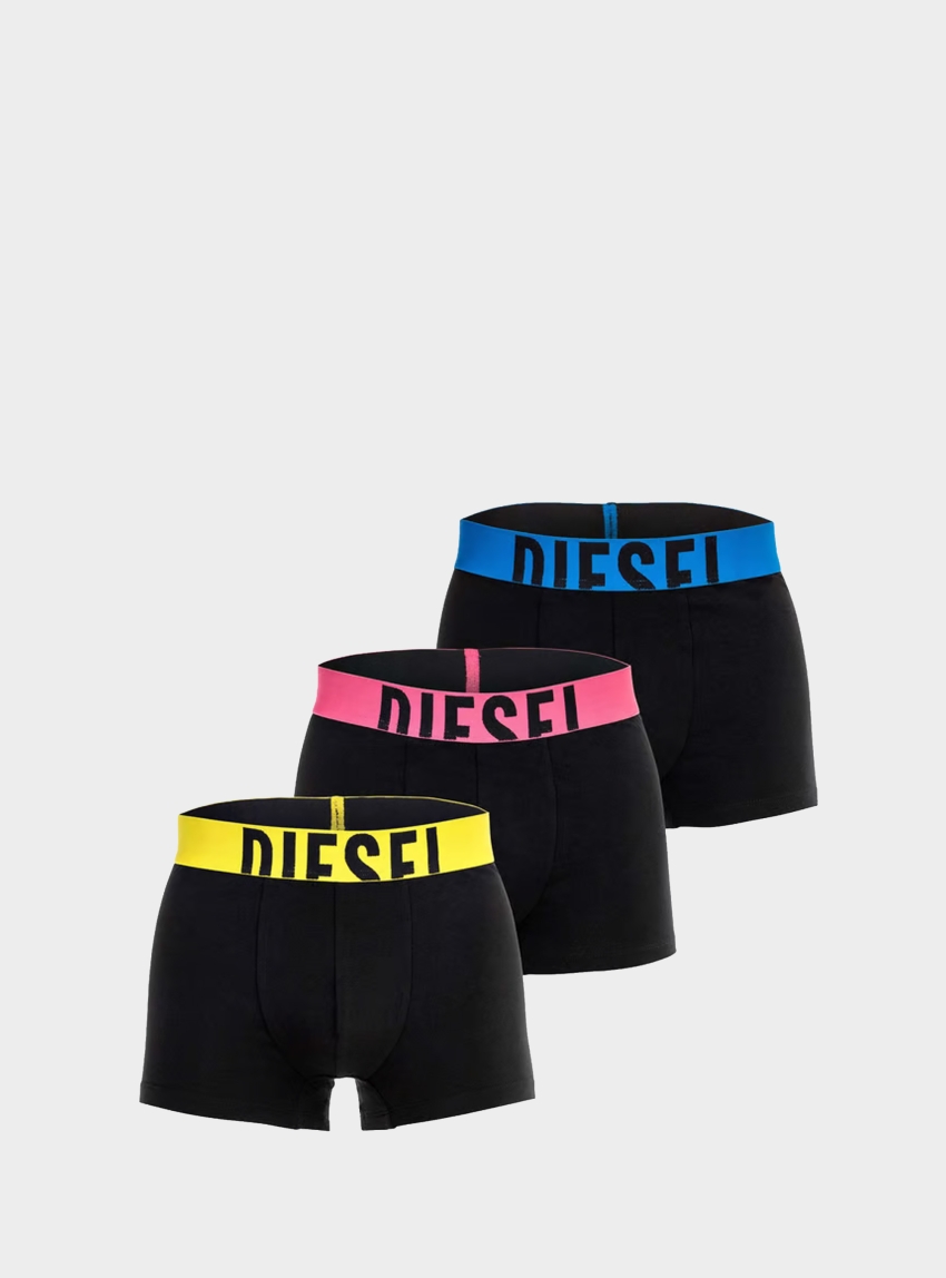 Diesel Damien-D-Pop-3Pack-40 Boxer-Shorts - Black
