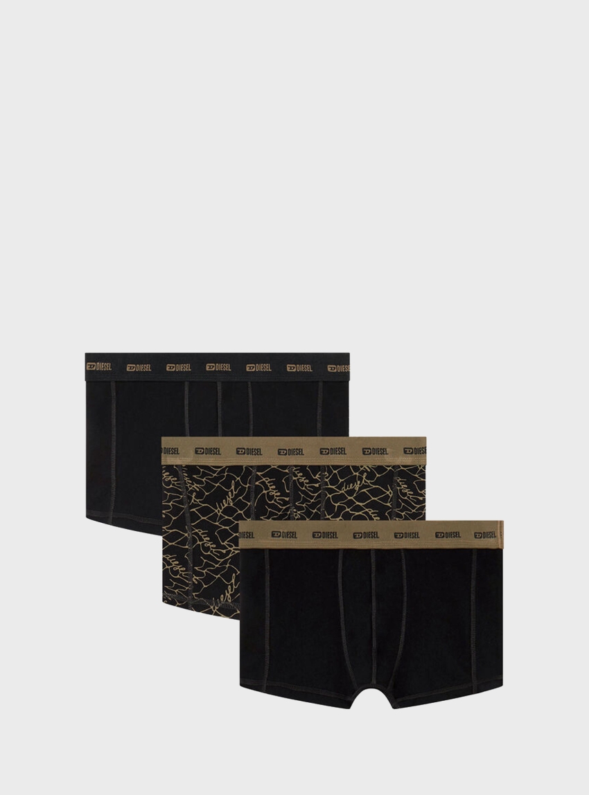 Diesel Damien-Utlt-3Pack Boxer-Shorts - Black