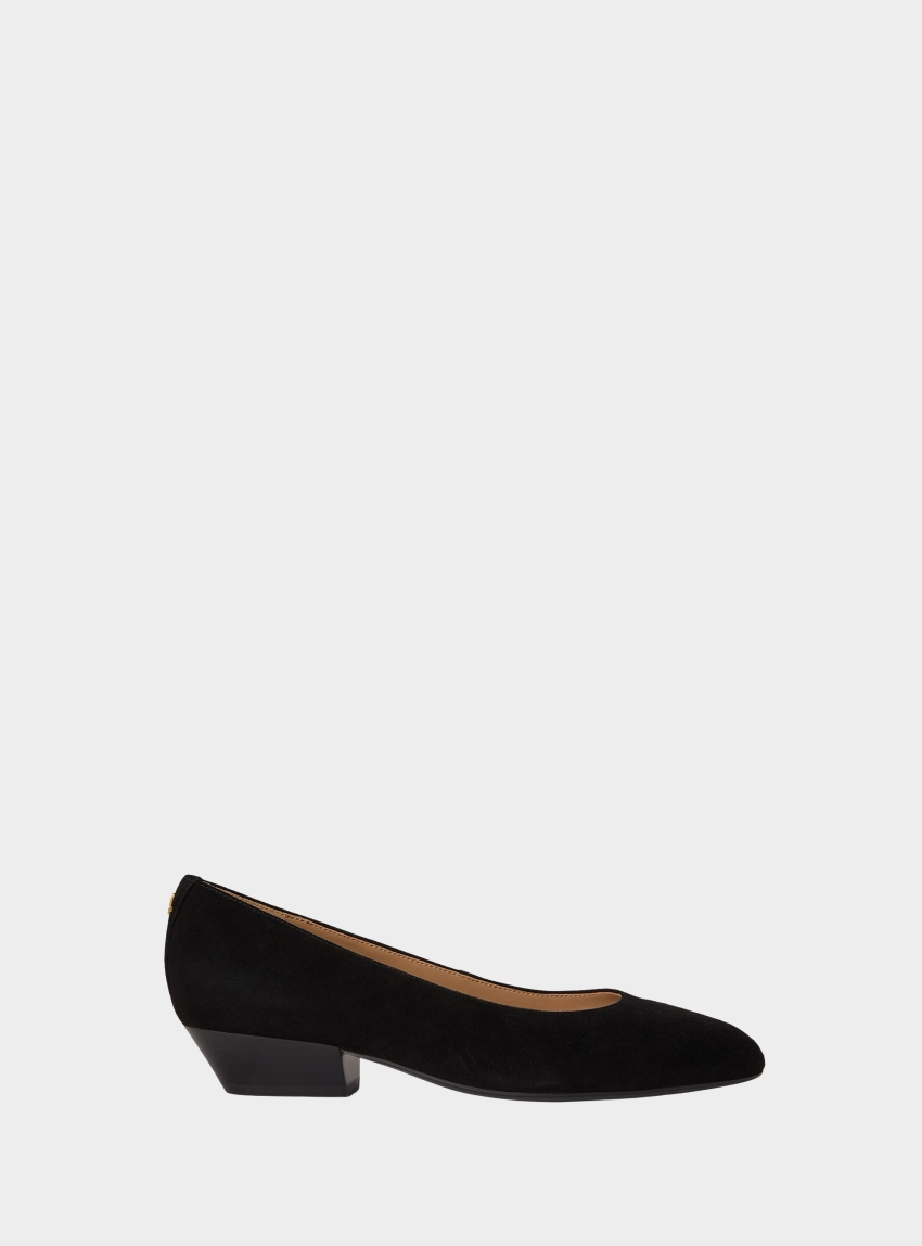LAUREN Ralph Lauren Weslee Suede Ballet Flat - Black