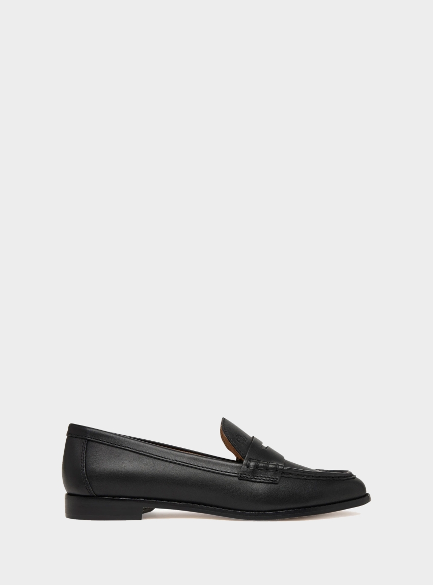 LAUREN Ralph Lauren Wynnie Leather Loafer - Black