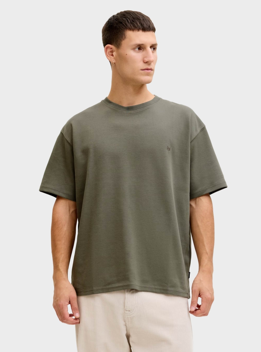 Jack & Jones Premium Ethan Logo Tee - Olive 