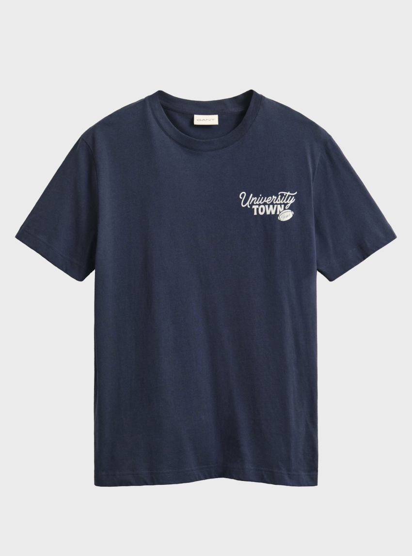 Gant Graphic T-Shirt - Dark Blue