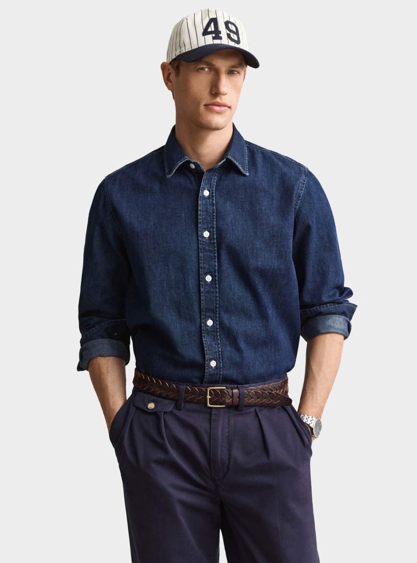 Gant Denim Shirt - Dark Aged Denim