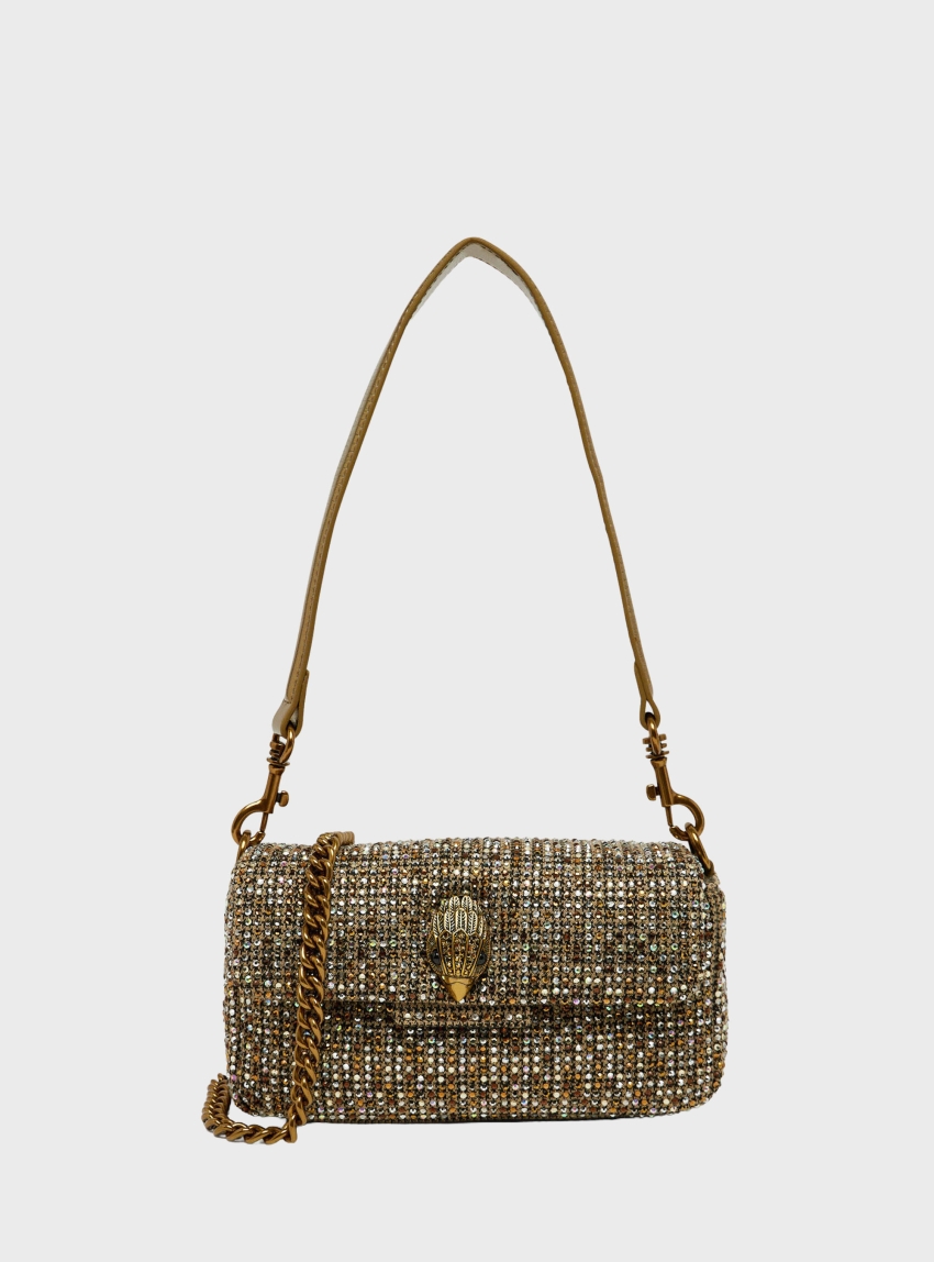 Kurt Geiger Fabric Mini Oxford Bag - Beige