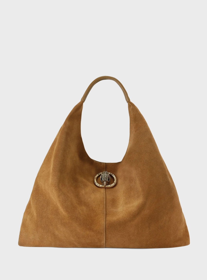 Kurt Geiger Large Chelsea Slouch Hobo Bag - Tan