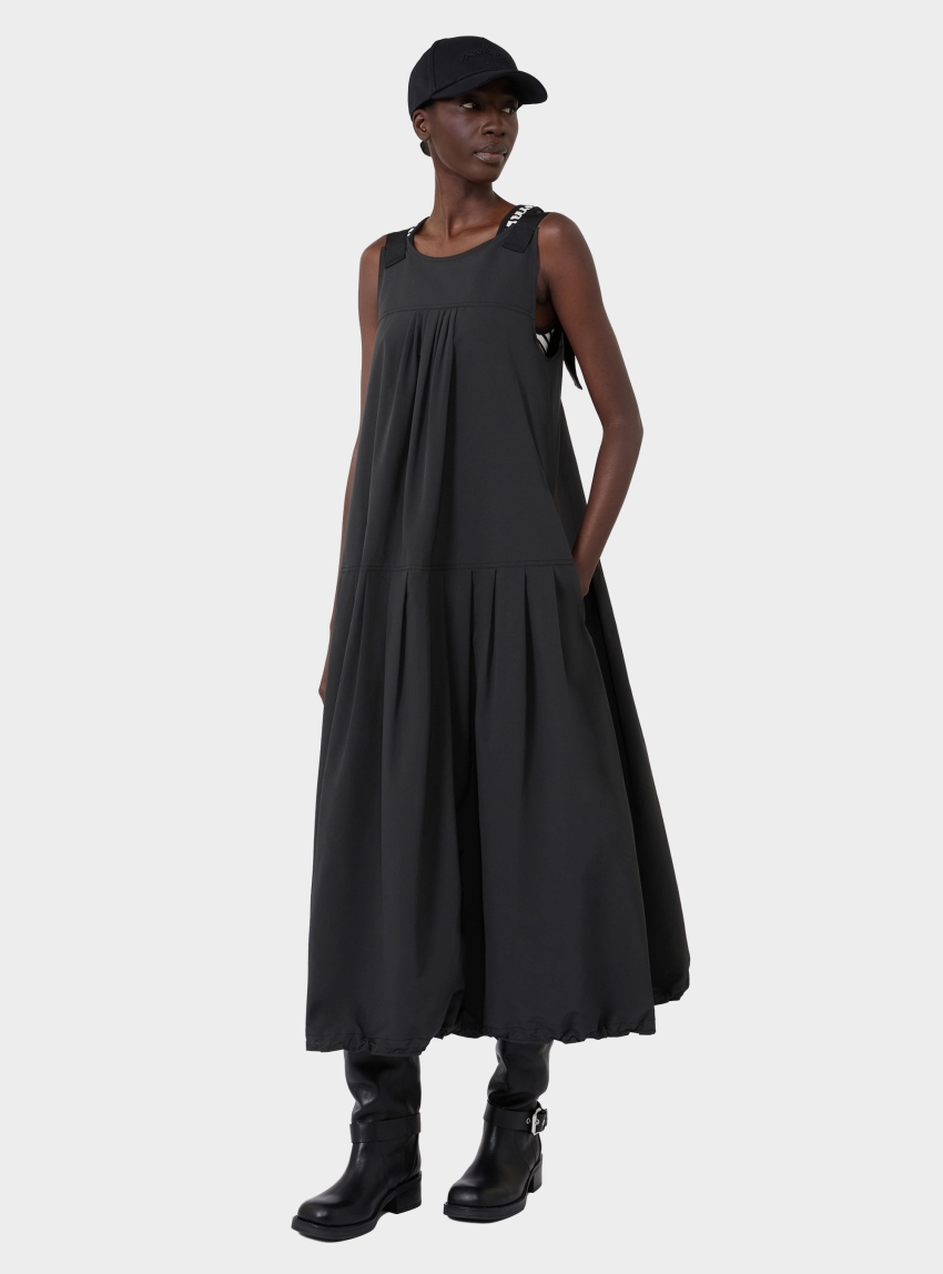 Weekend Max Mara Sleeveless water-repellent canvas dress - Black