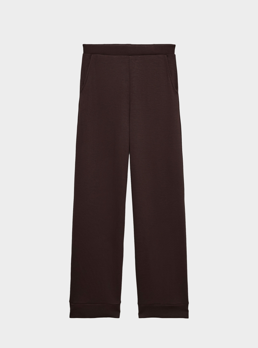 Vero Moda Hali High Waist Wide Pants - Dark Brown