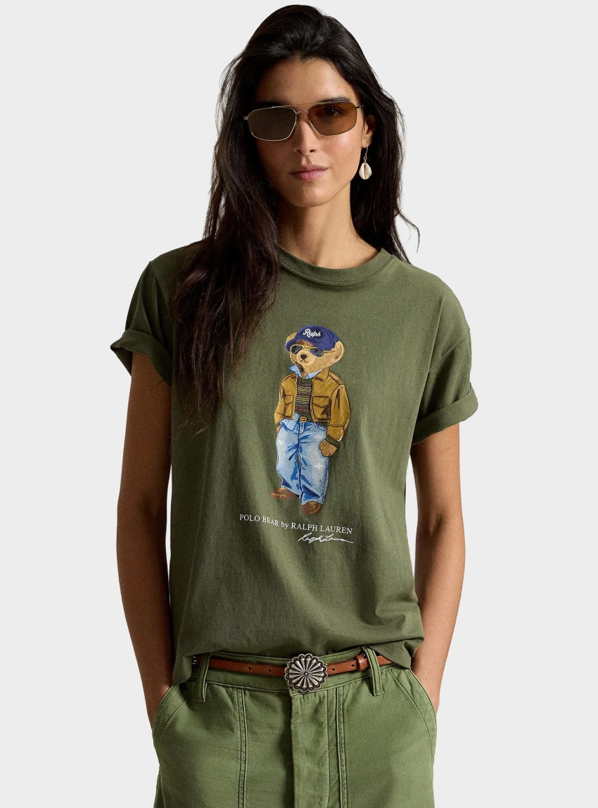 Polo Ralph Lauren Polo Bear Cotton Jersey T-Shirt - Olive 