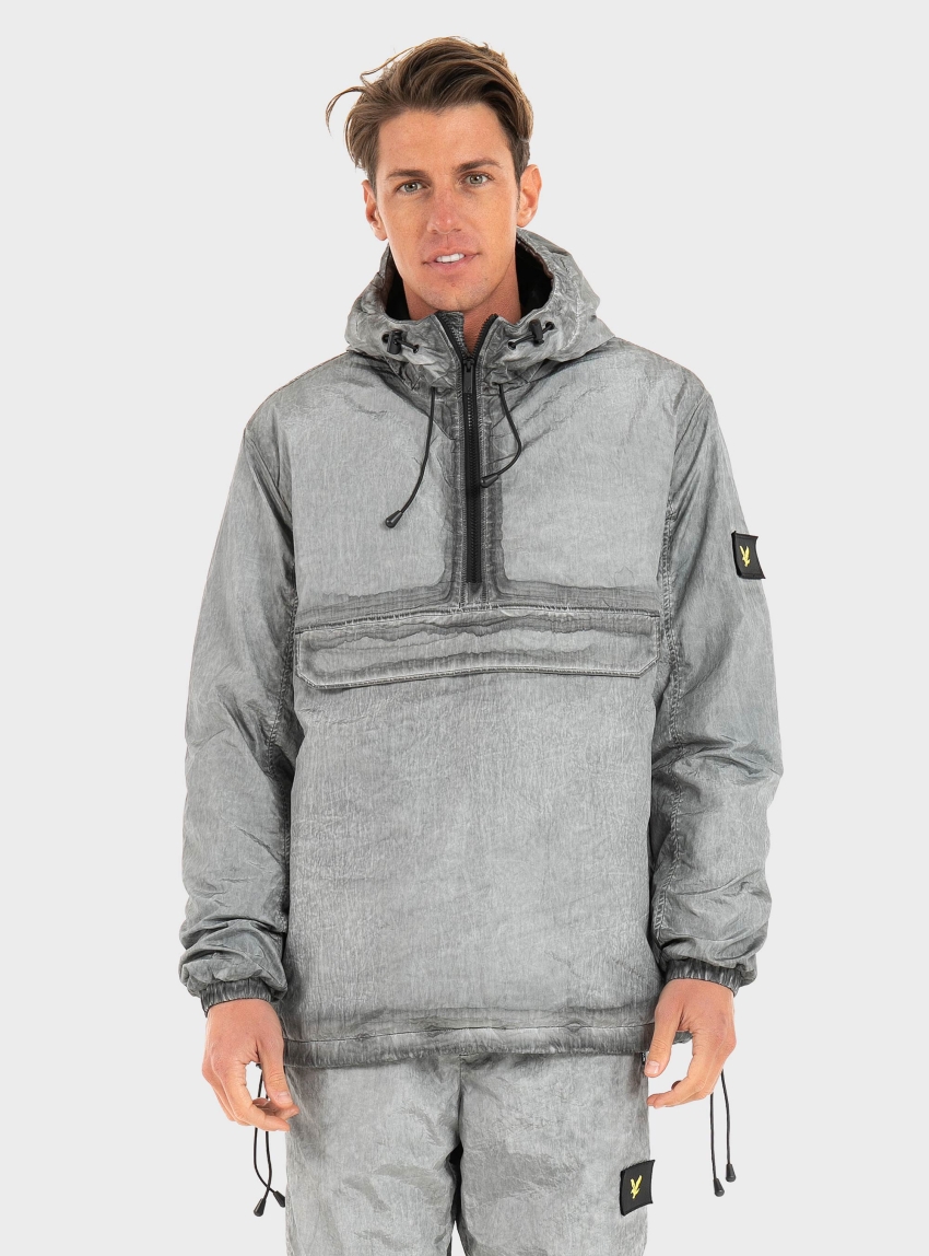 Lyle & Scott Casuals Acid Wash Pocket Jacket-Grey