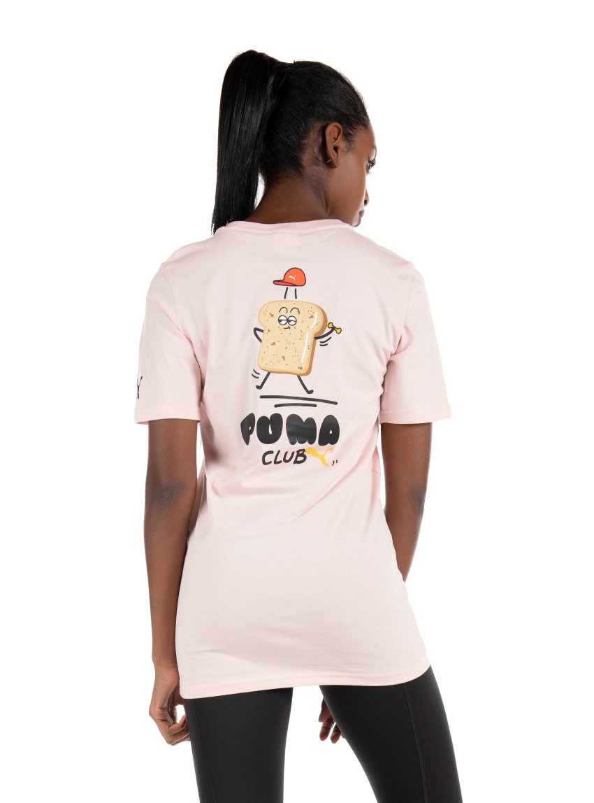 Puma Graphic  T-Shirt Club-Pink
