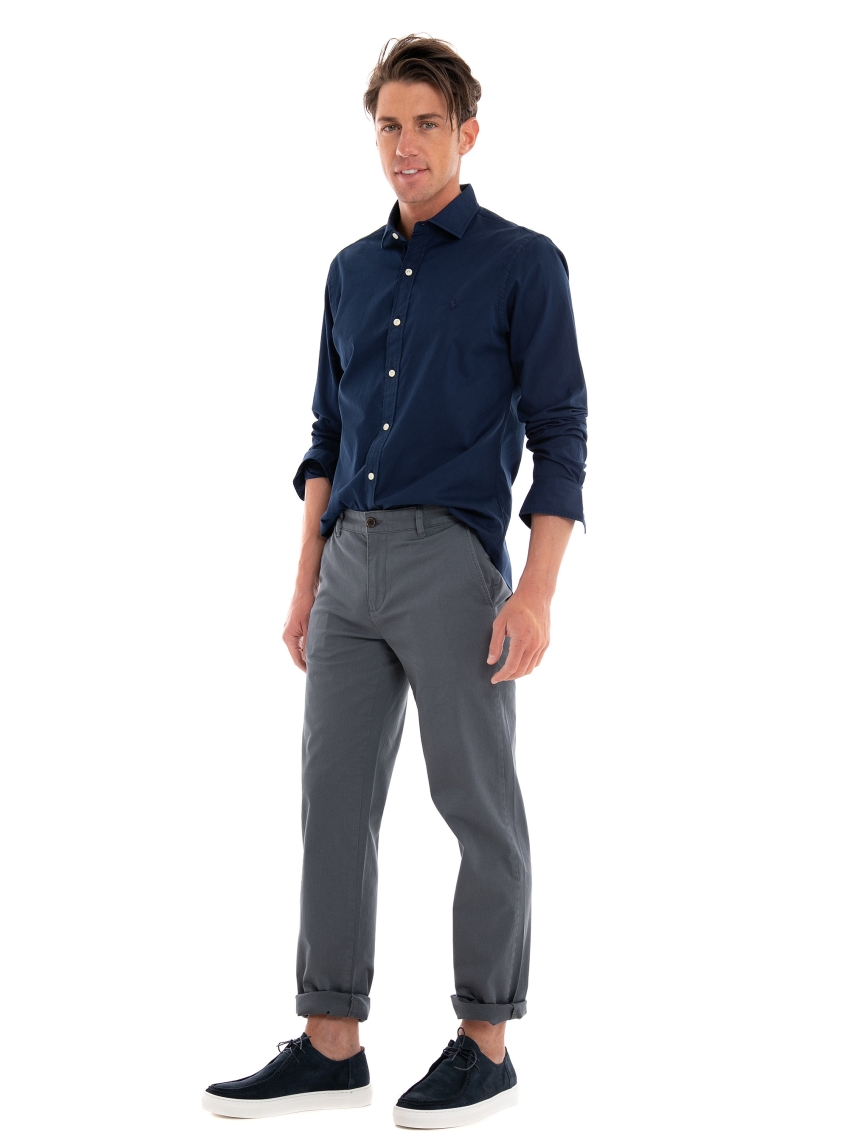 Les Deux Pascal Reg Light Chino Pants - Indian Blue