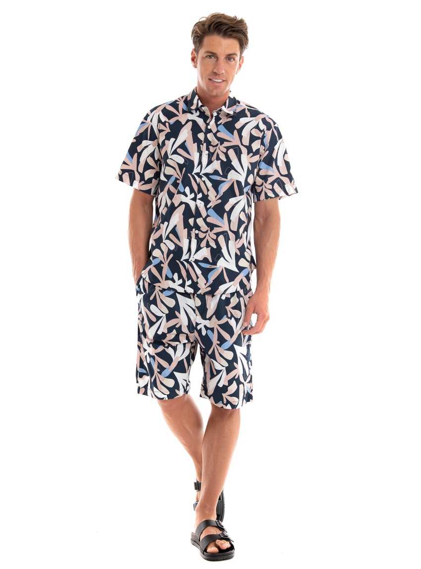 Selected Loose Baron Shorts - Navy