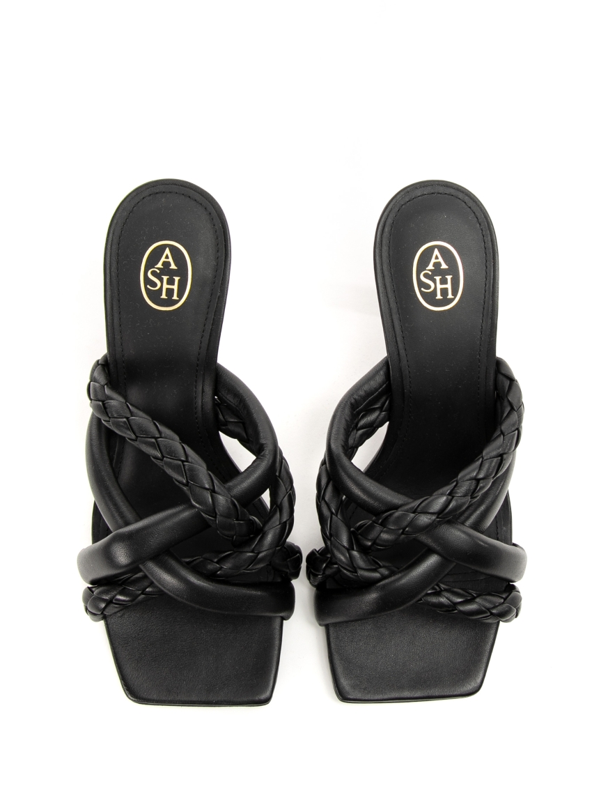 Ash Heel Sandals Mina - Black