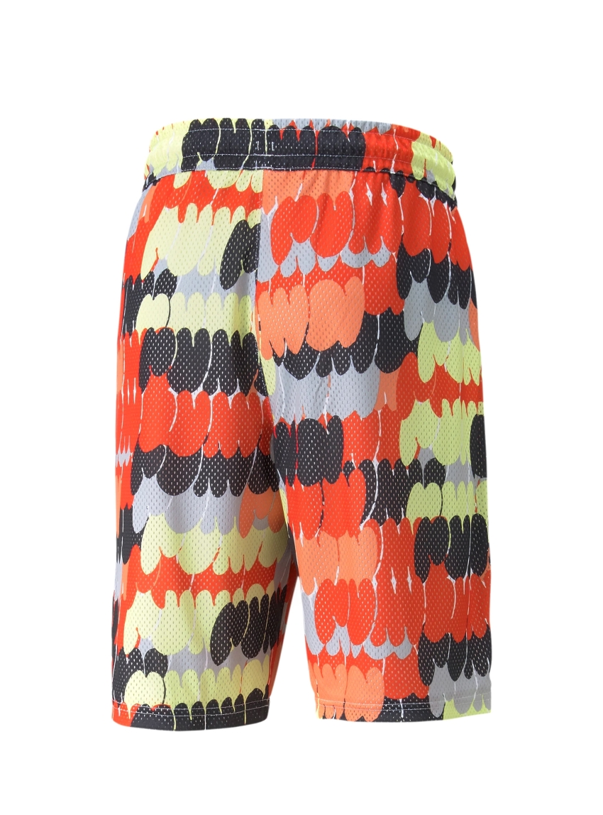 Puma Mesh Printed Practice Basketball Shorts - Multi Colors
