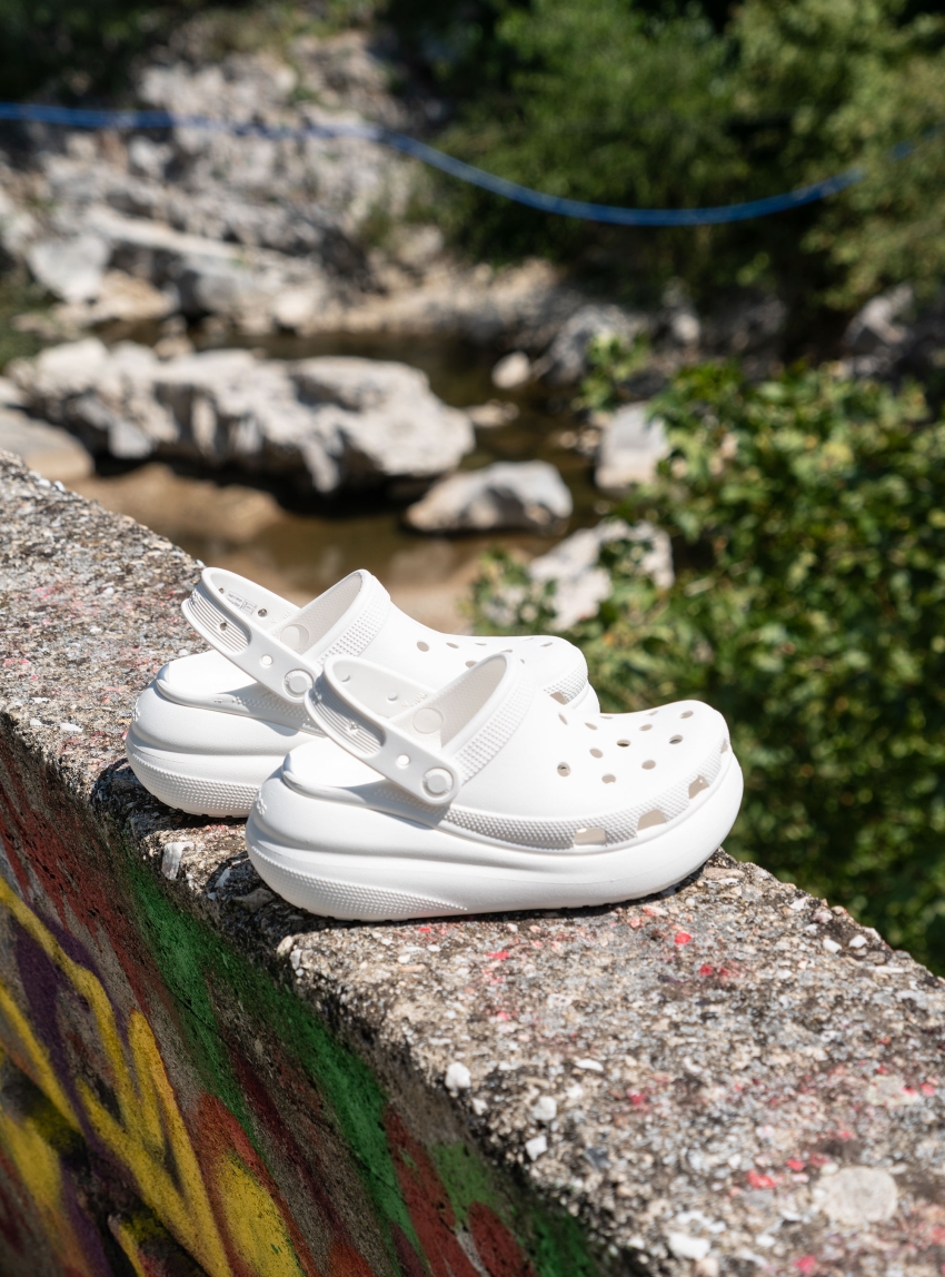 Crocs Classic Crush Clog - White