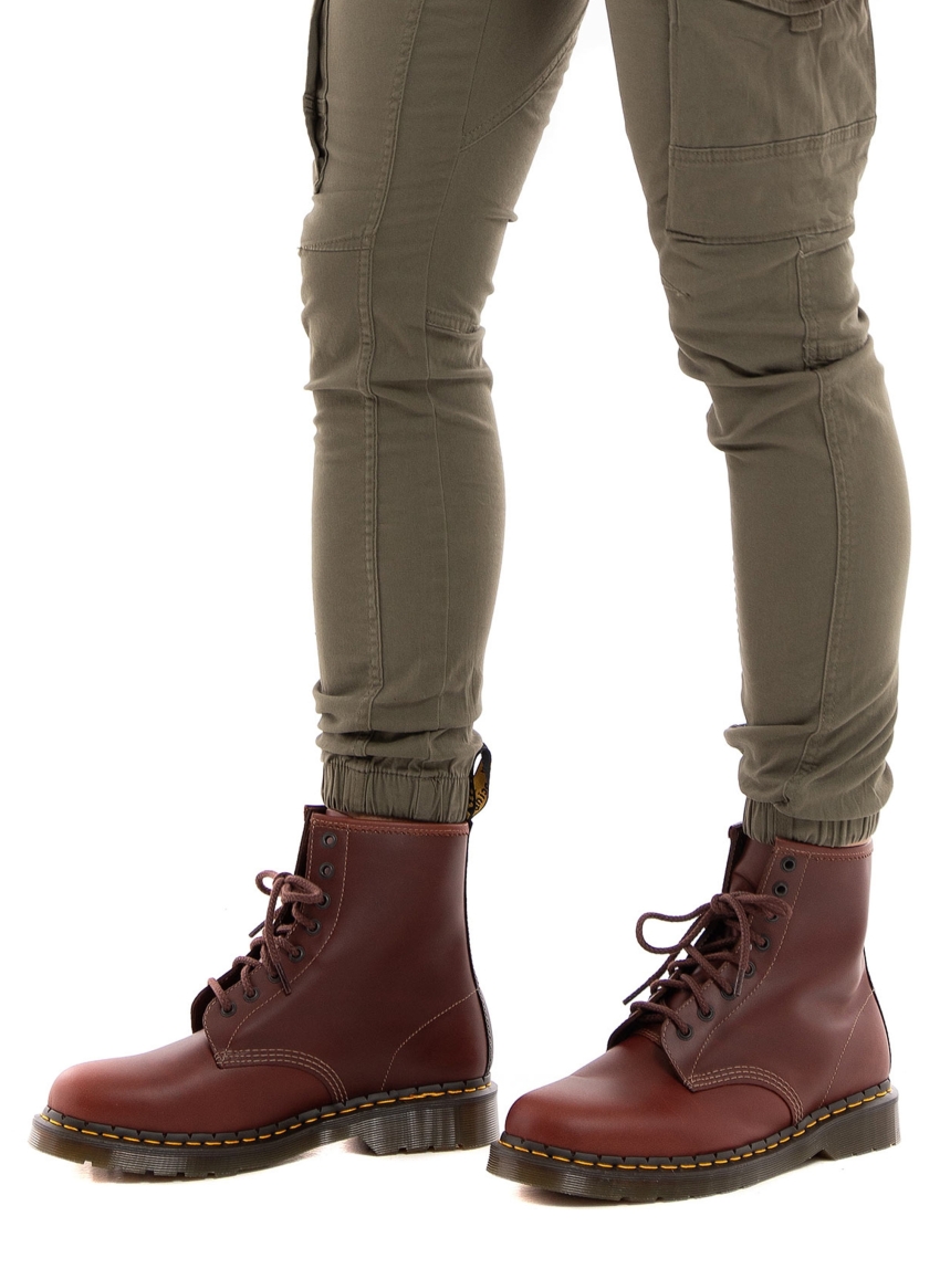 Dr Martens 1460 Abruzzo Leather Ankle Boots - Brown