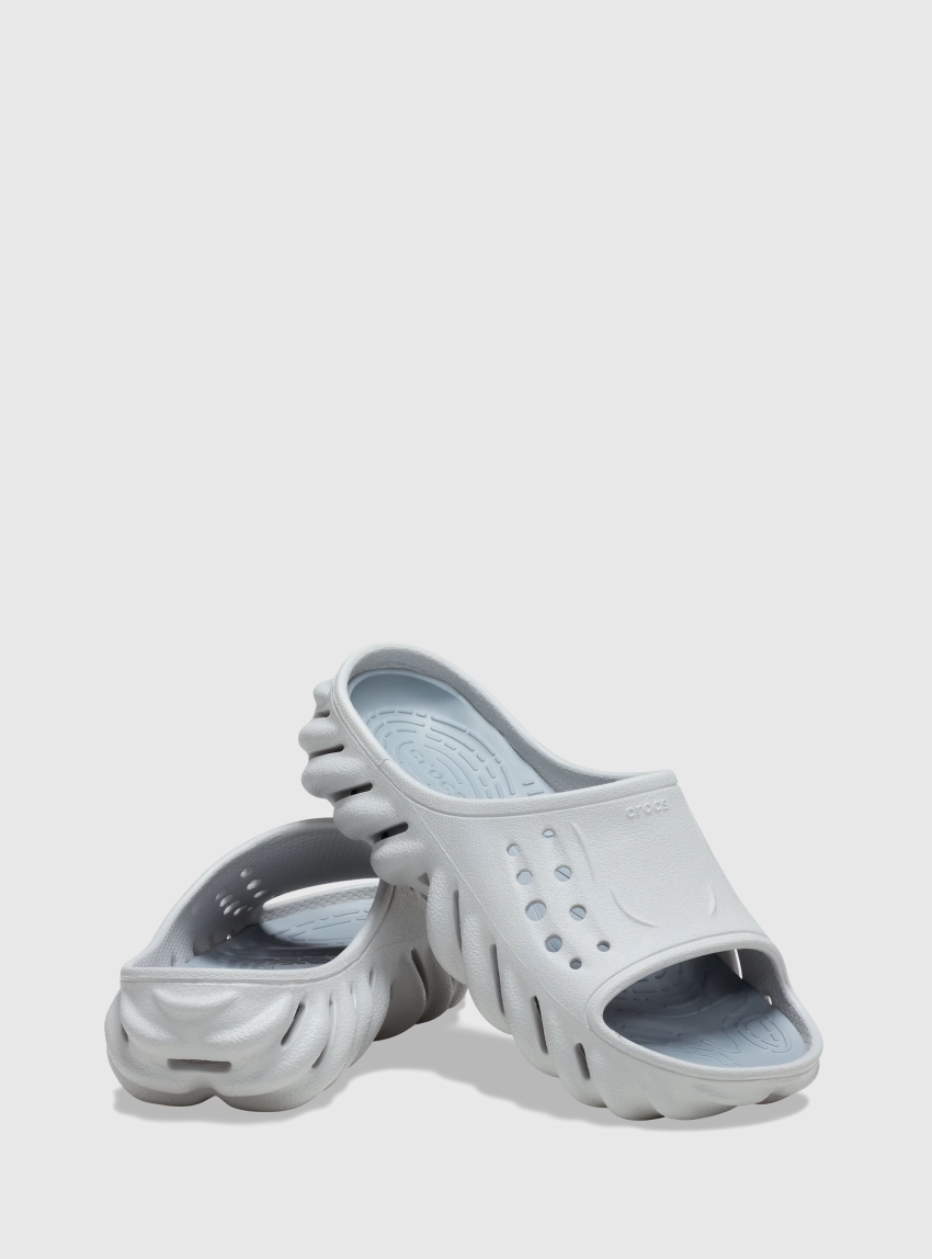 Crocs Echo Slides - Light Grey