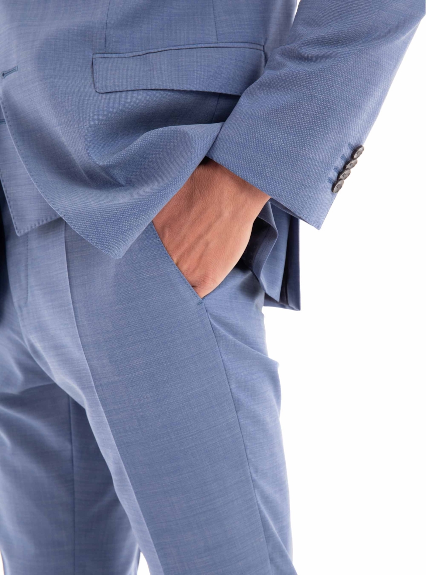 BOSS Slim Fit Trousers H-Genius-MM-224 - Sky Blue