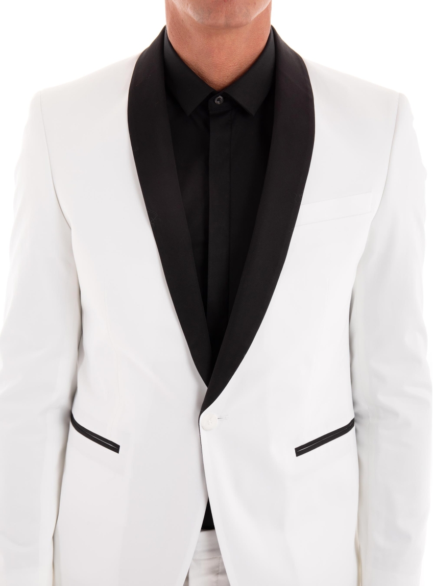 Karl Lagerfeld Slim Fit Suit Fun - White