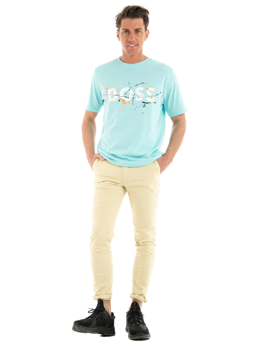 Scotch & Soda Mott- Super Slim Fit Chino Pants - Light Beige