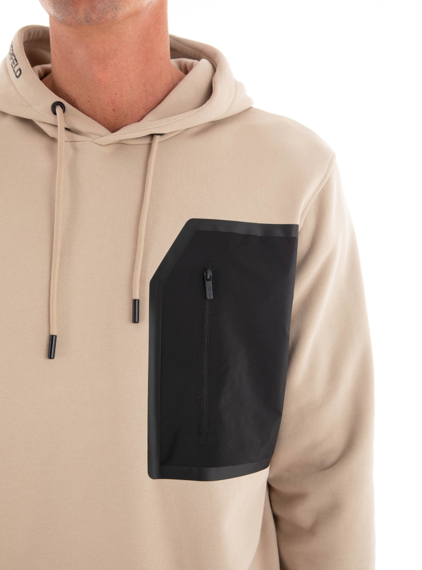 Karl Lagerfeld Regular Fit Sweat Hoodie - Dark Beige