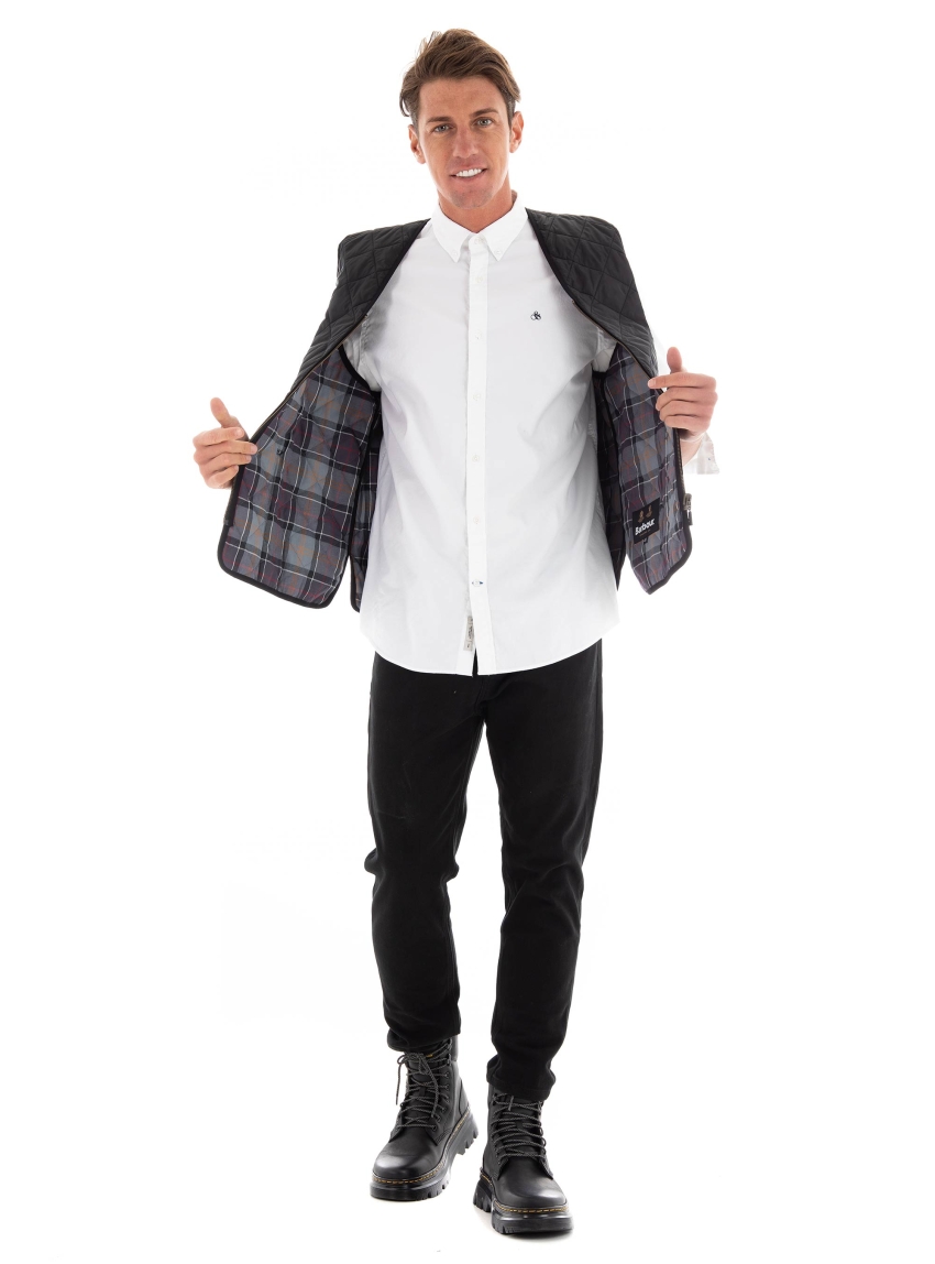 Barbour Quilted Waistcoat/Zip-In Liner - Black