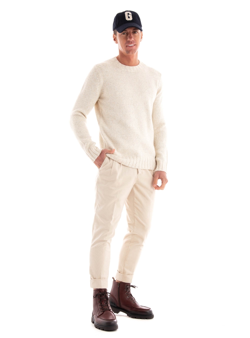 Paul Miranda Corduroy Pants - Light Beige