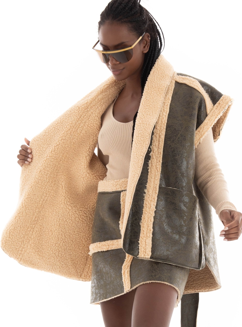 Collectiva Noir Ever Vest - Khaki