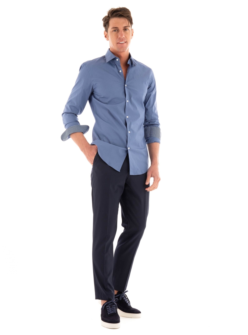 BOSS Relaxed Fit Pants C-Perin-233 - Dark Blue