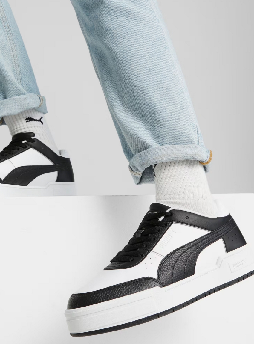 Puma CA Pro Sport Sneakers - Black & White