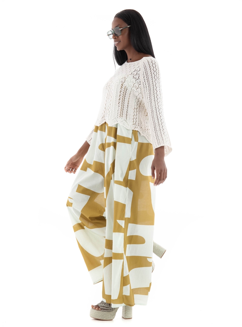 Only Nola Life  3/4 Knit - Off White