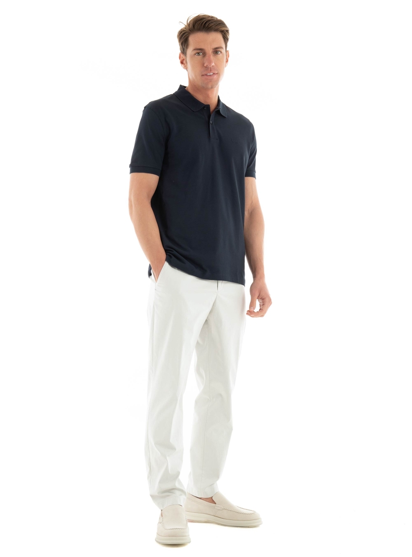 BOSS Relaxed Fit Pants P-Perin-W-CW-242F - Light Beige