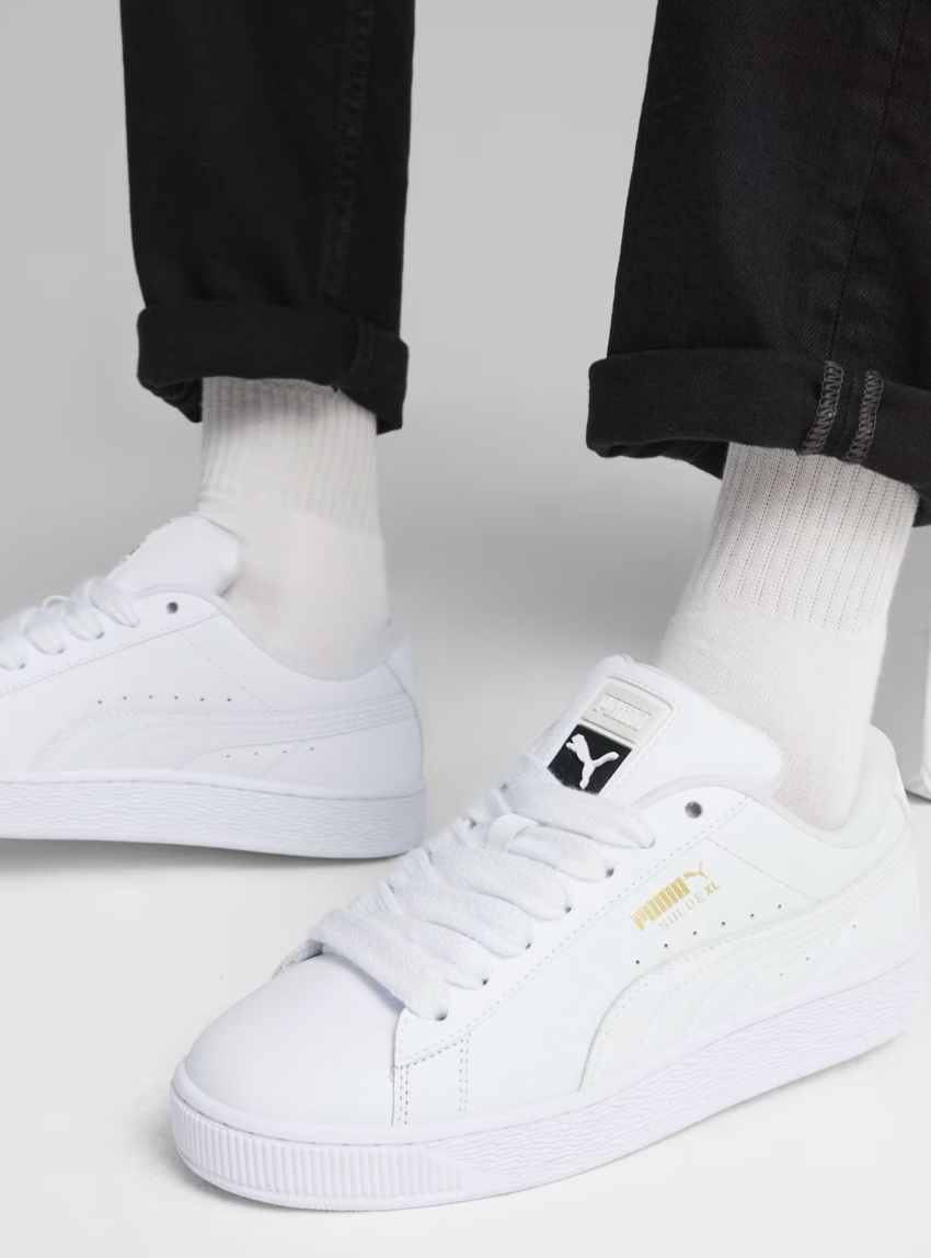 Puma  Suede XL Leather Sneakers - White