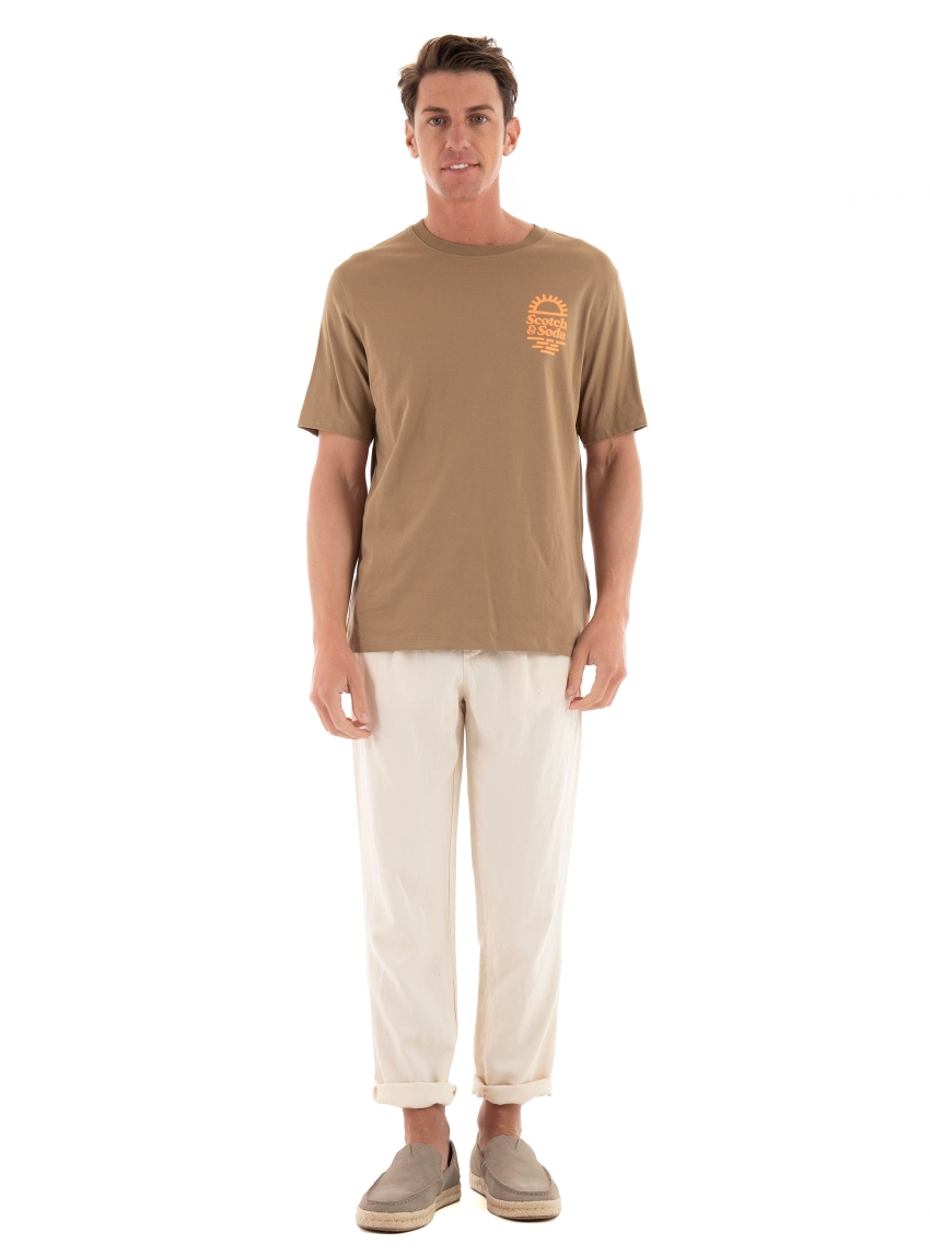 Dirty Laundry Linen Blend Pants - Cream