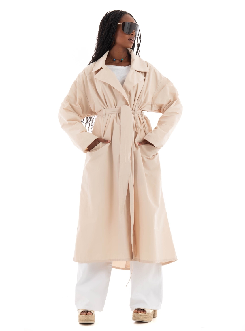 Collectiva Noir Diana Coat - Beige