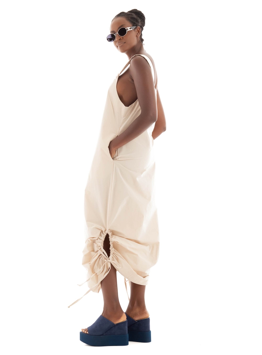 Collectiva Noir Jessa Dress - Beige